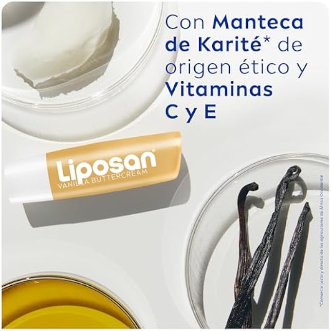 liposan VANILLA (1 X 5 ML), INTENSIVE CARE LIP BALM, LIGHT TEXTURE, MOISTURISING BALM FOR SOFT AND SMOOTH LIPS - Image 4